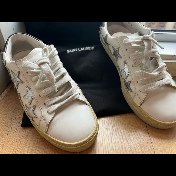 Saint Laurent Leather Sneakers (USED) - Picture 3 of 11